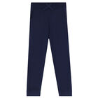 Boys Navy Logo Joggers, 2, hi-res