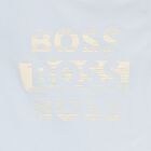 Younger Boys Blue Logo Long Sleeve Top, 1, hi-res