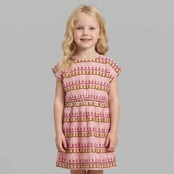 Girls Multi-Coloured Knitted Dress