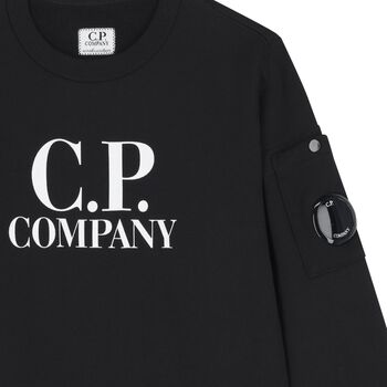 Boys Black Logo Sweatshirt