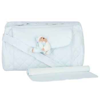 Blue Teddy Bear Baby Changing Bag
