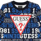 Boys Navy Blue Logo Sweatshirt, 3, hi-res