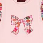 Girls Pink Ribbon Top, 1, hi-res