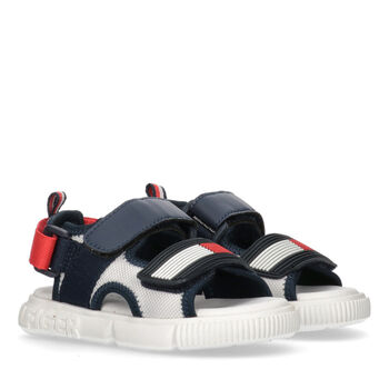 Boys Navy Blue & White Sandals