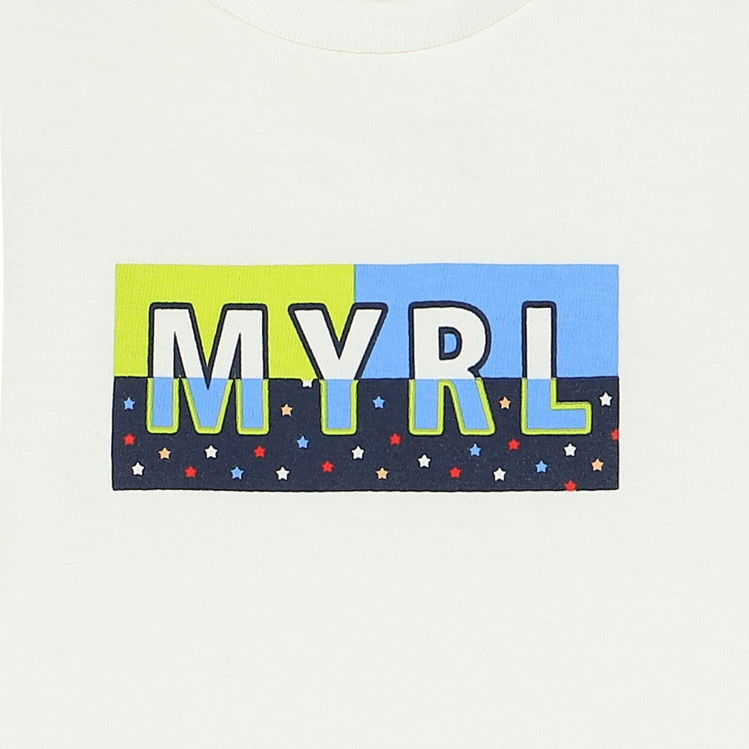 Younger Boys Ivory Logo Long Sleeve Top, 1, hi-res image number null