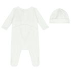White Logo Babygrow Gift Set, 1, hi-res