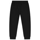 Boys Black Logo Joggers, 2, hi-res
