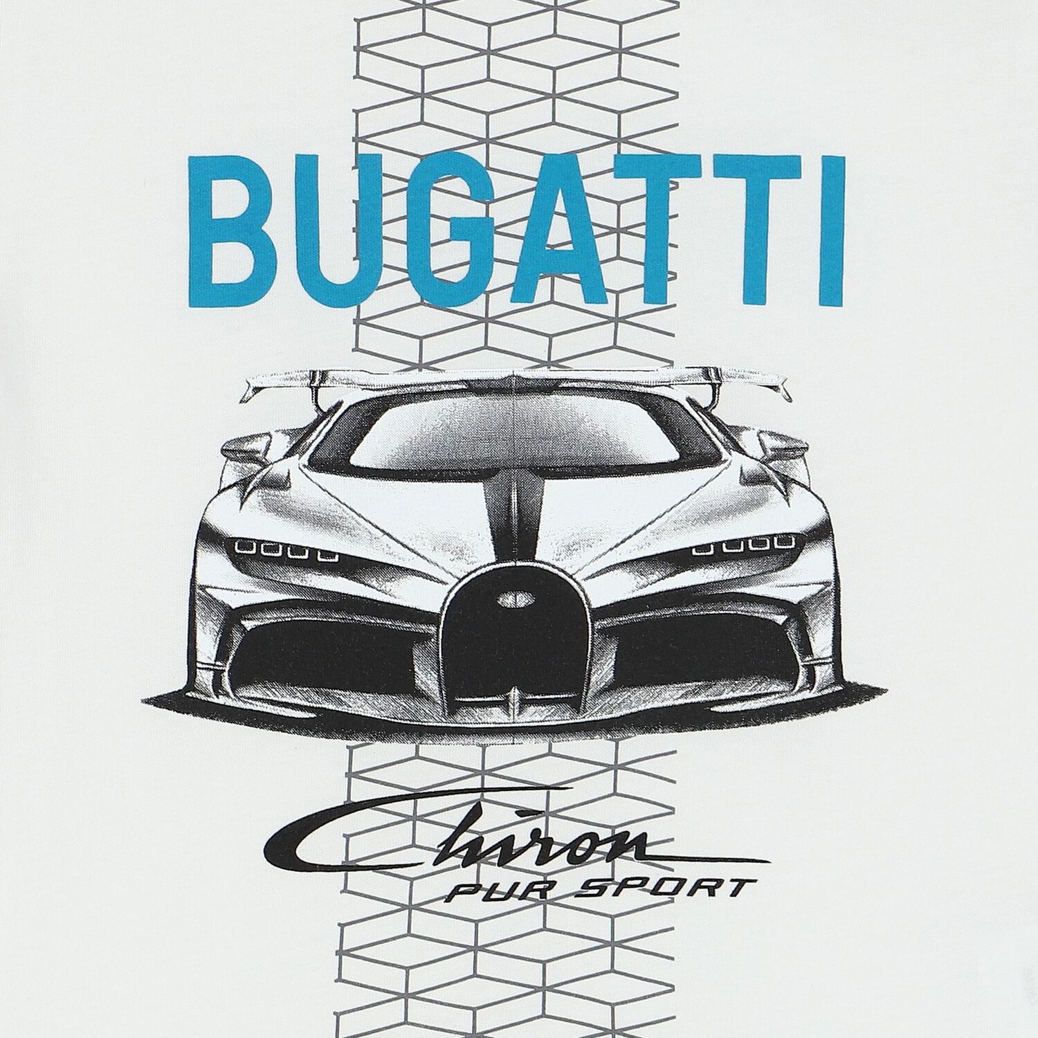 تيشيرت أولاد بالشعار باللون الأبيض, 1, hi-res