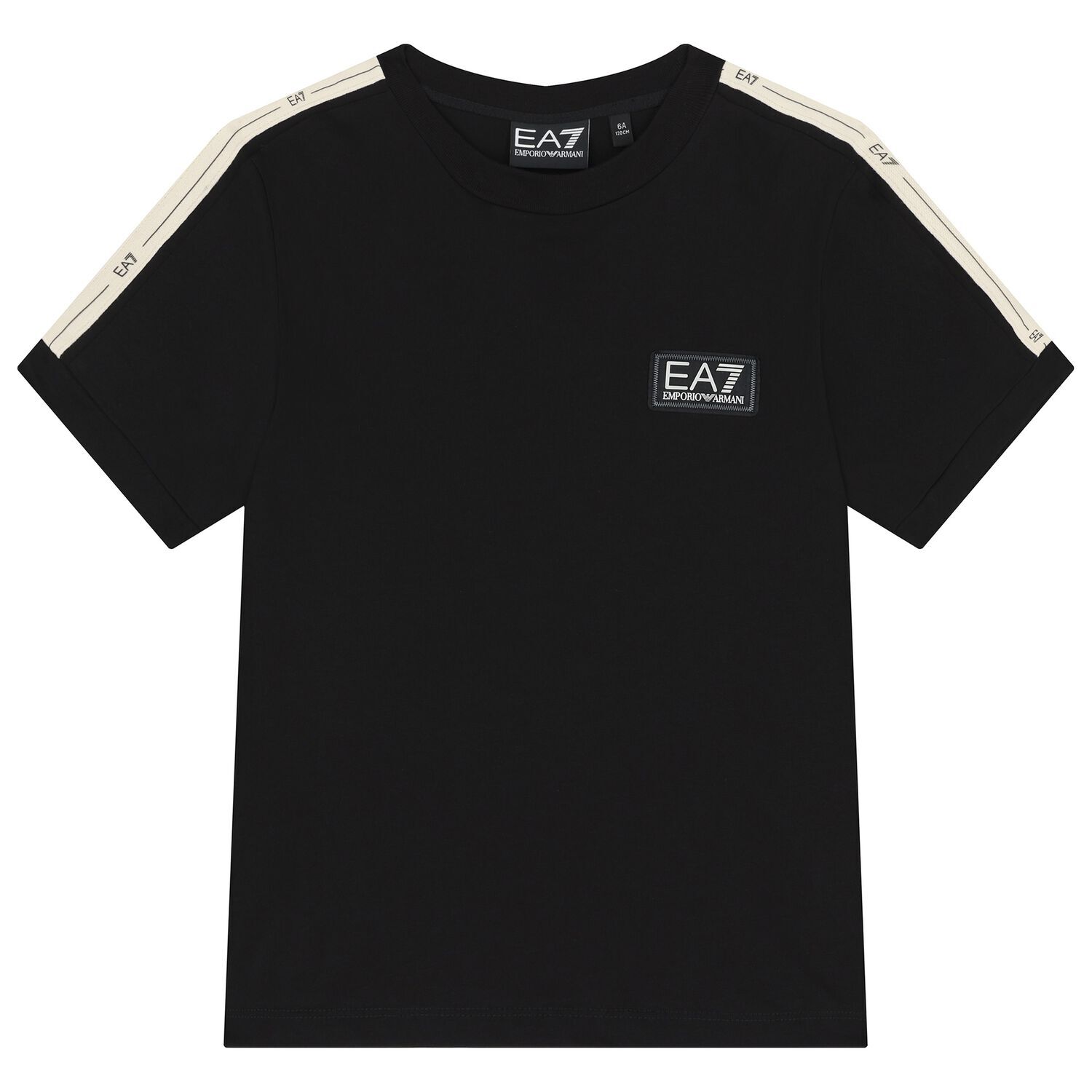 【専用】EA7/アルマーニジュニア　ビッグロゴ「黒・半袖Tシャツ」12A・12歳 専用】EA7/アルマーニジュニア ビッグロゴ「黒・半袖Tシャツ」12A・12