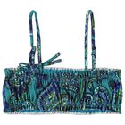 Girls Blue & Green Paisley Bikini, 1, hi-res