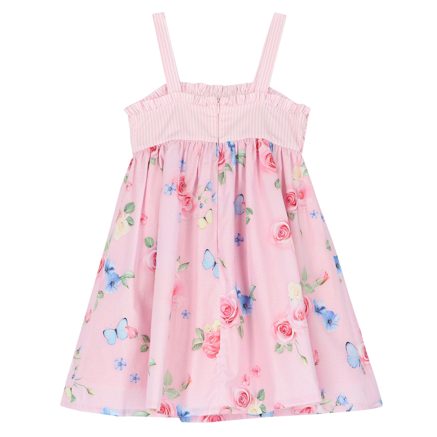 Girls Pink Floral Dress, 1, hi-res image number null