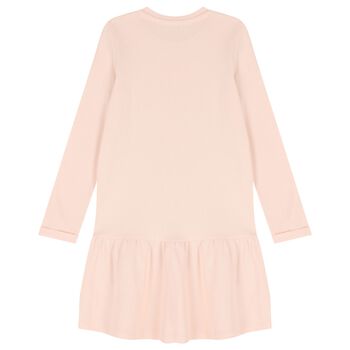 Girls Pink Logo Dress