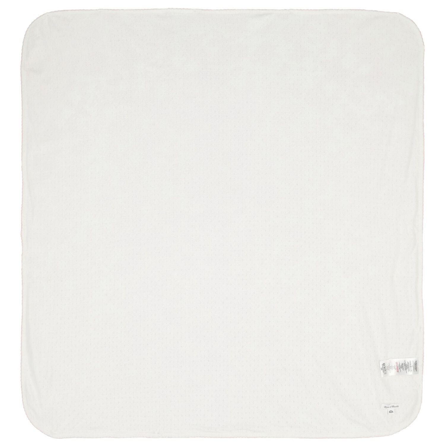 Baby Girls Pink & Ivory Toile De Jouy Blanket, 3, hi-res