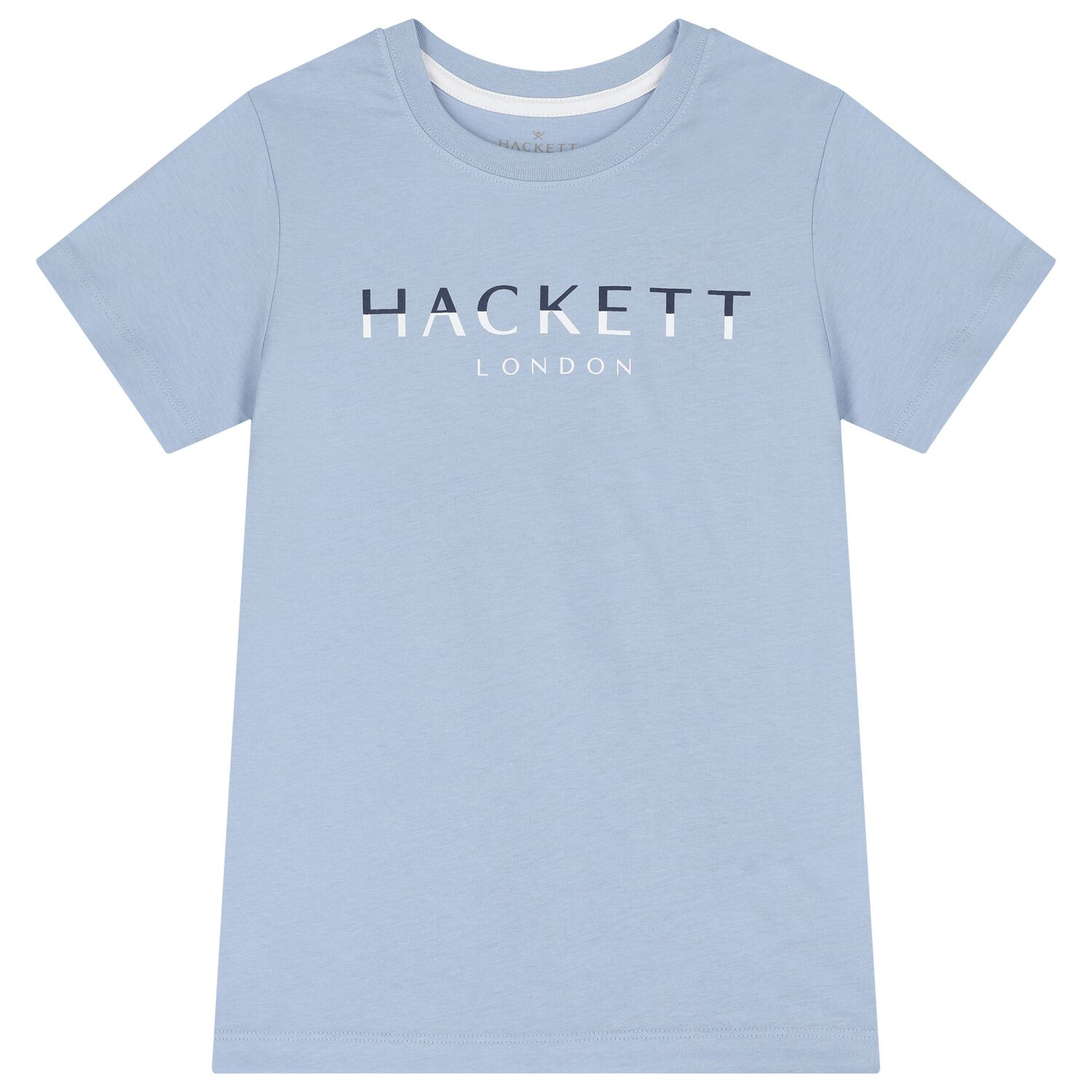 تيشيرت اولاد بالشعار باللون الازرق , 2, hi-res image number null