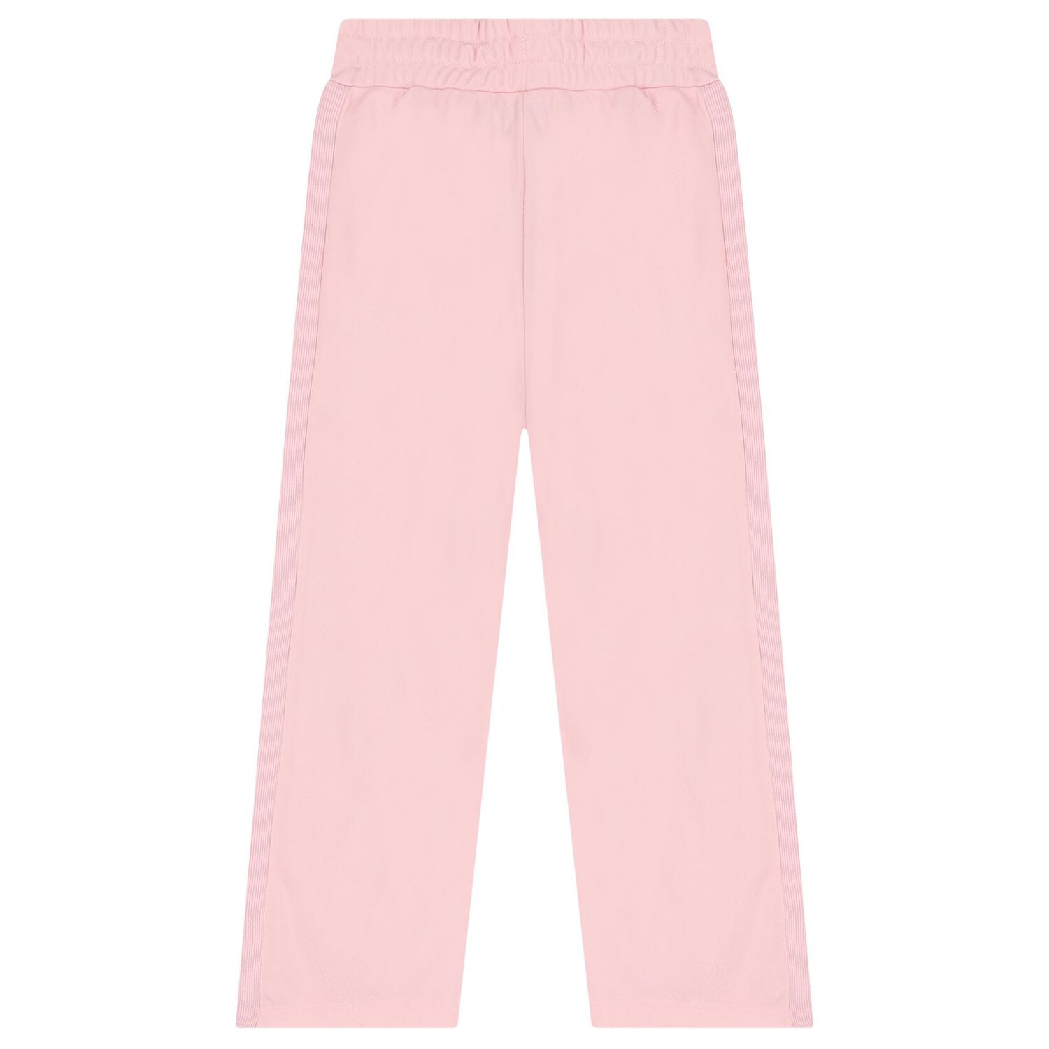 Girls Pink Bokeh Flower Logo Trousers, 1, hi-res