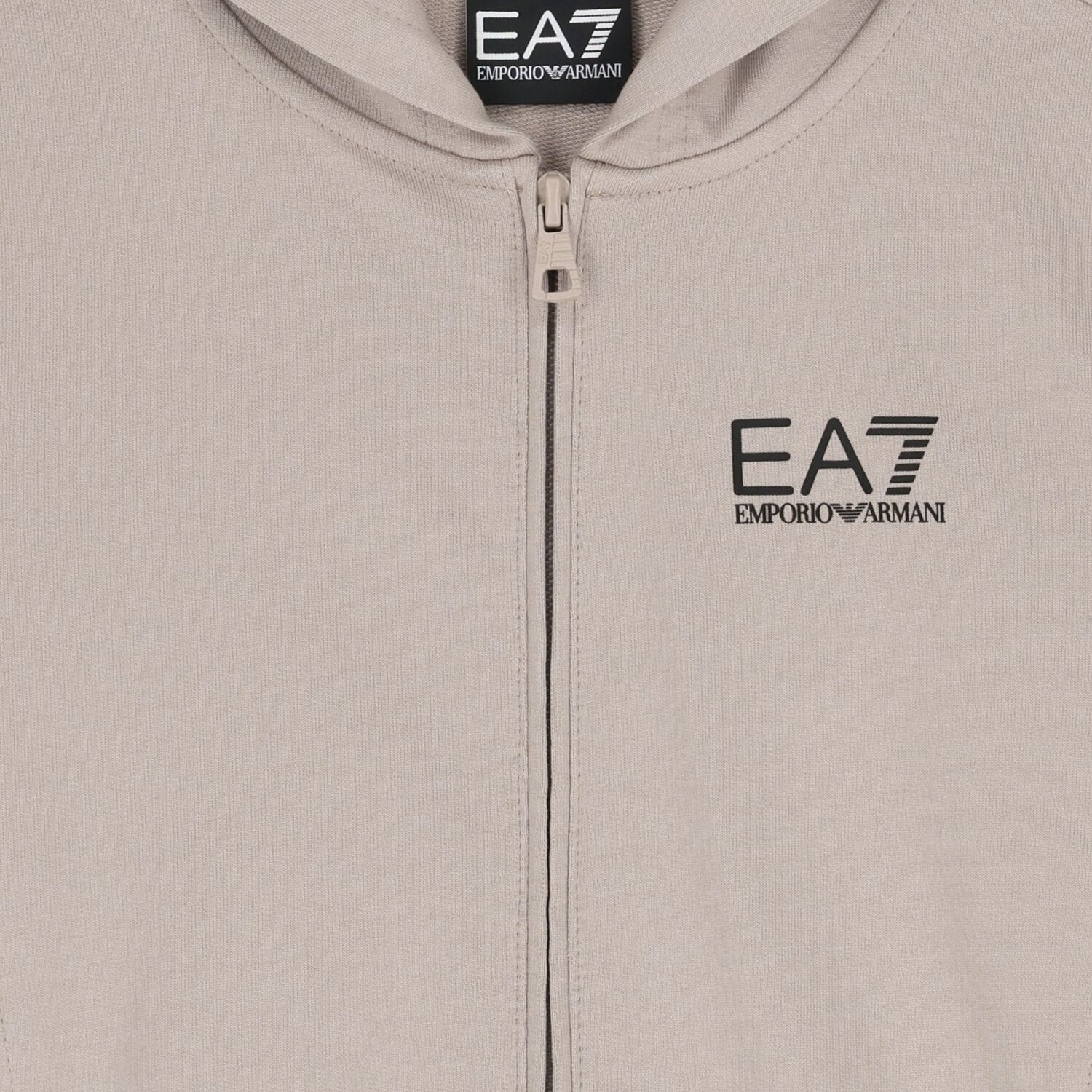 Boys Beige & Black Logo Tracksuit, 1, hi-res