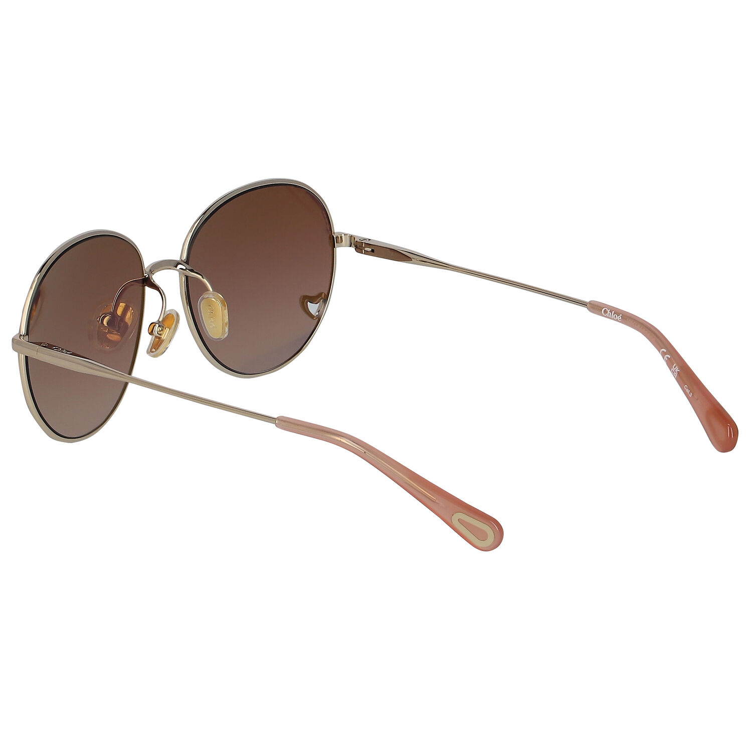 Girls Gold Aviator Sunglasses, 1, hi-res image number null