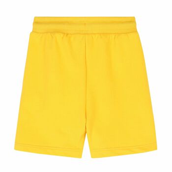 Boys Yellow Logo Shorts