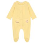 طقم ملابس أطفال بناتي أبيض وأصفر على شكل منطاد هواء ساخن (عبوة من قطعتين), 1, hi-res