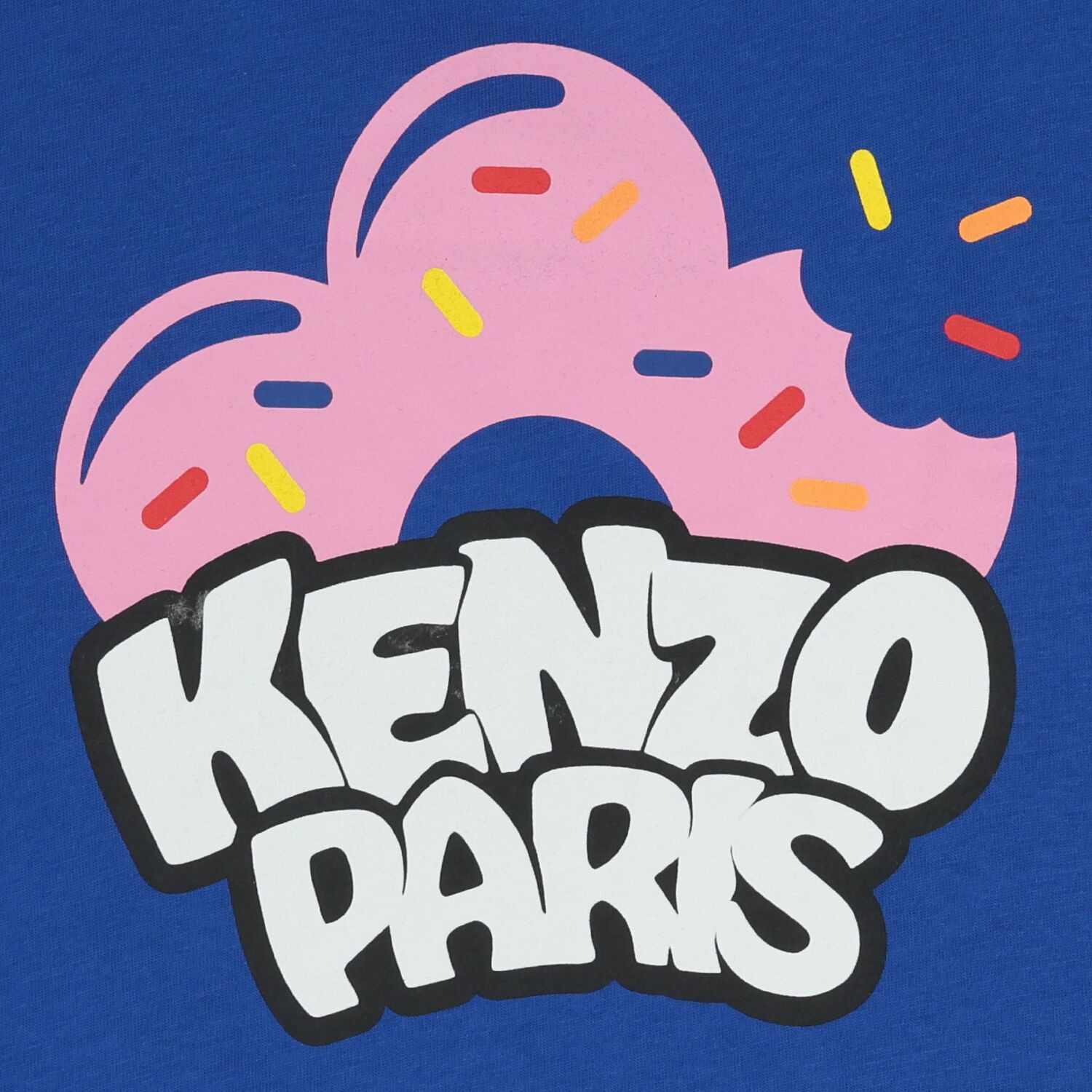 Girls Blue Donut Logo T-Shirt, 1, hi-res