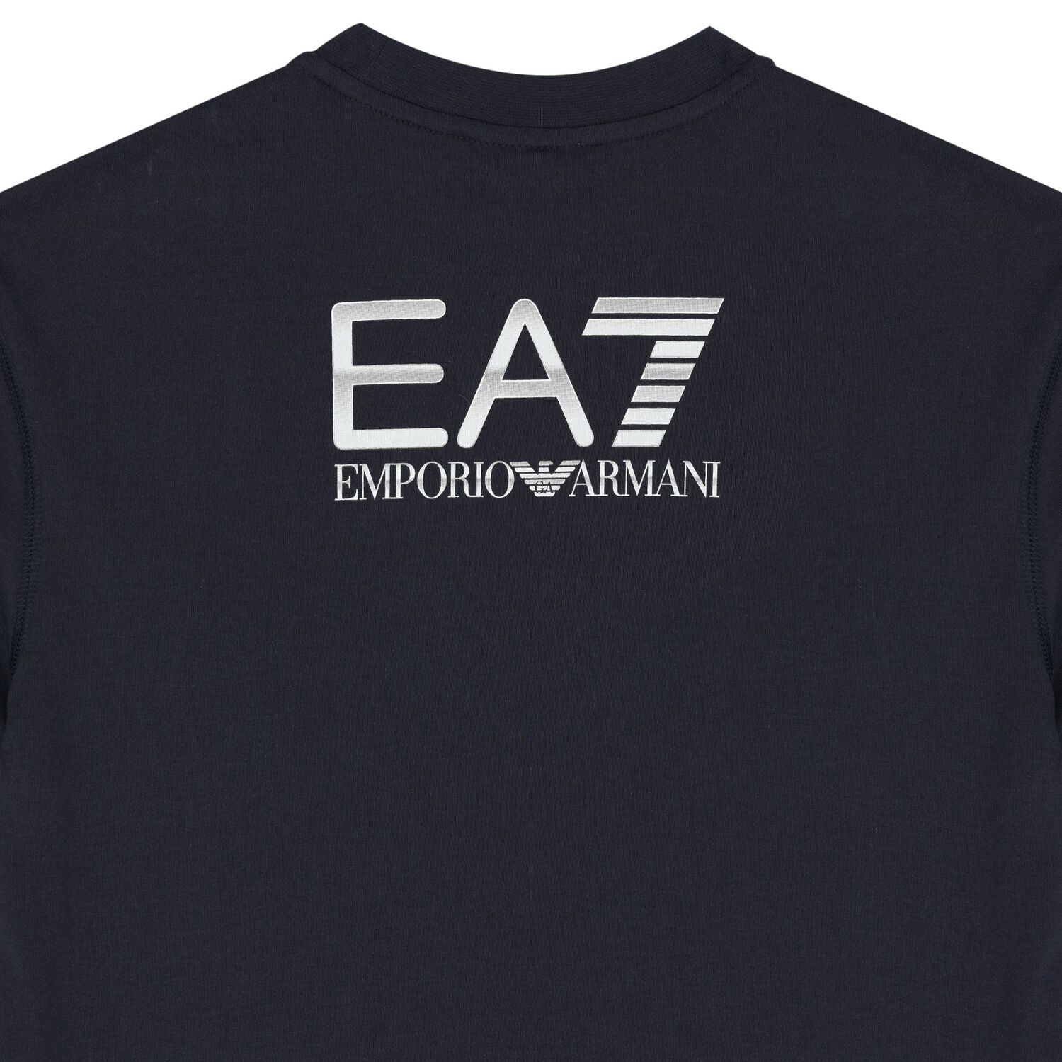 Boys Navy Blue Logo T-Shirt, 3, hi-res image number null