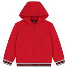 Boys Red, Black & Grey Tracksuit ( 3 Piece ), 1, hi-res