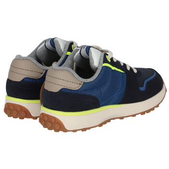 Boys Blue Logo Trainers