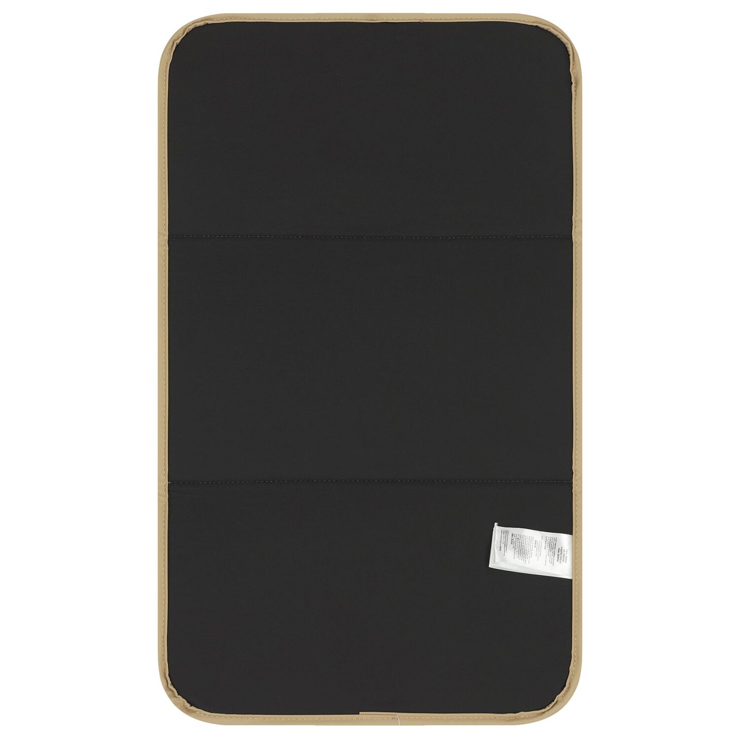 حقيبة تغيير حفاضات بالشعار باللون البيج للأطفال, 2, hi-res