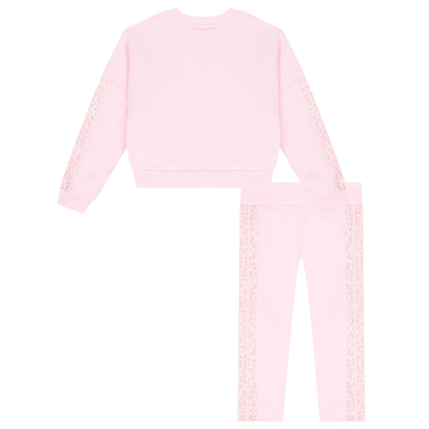 Girls Pink Logo Tracksuit, 1, hi-res