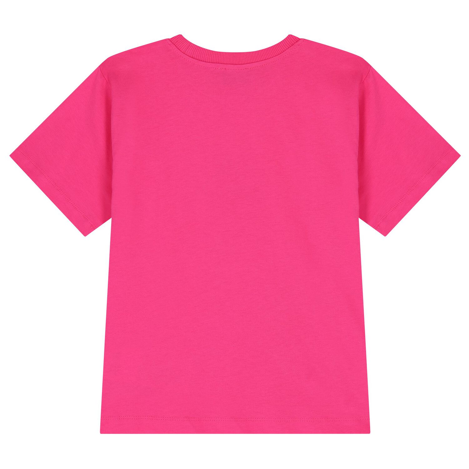 Girls Pink Teddy Bear Logo T-Shirt, 5, hi-res