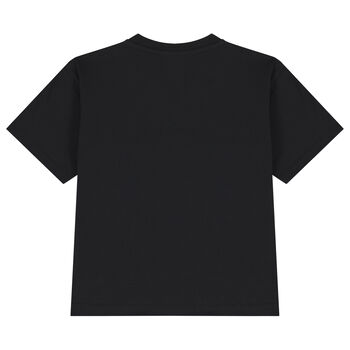 Boys Black Logo T-Shirt
