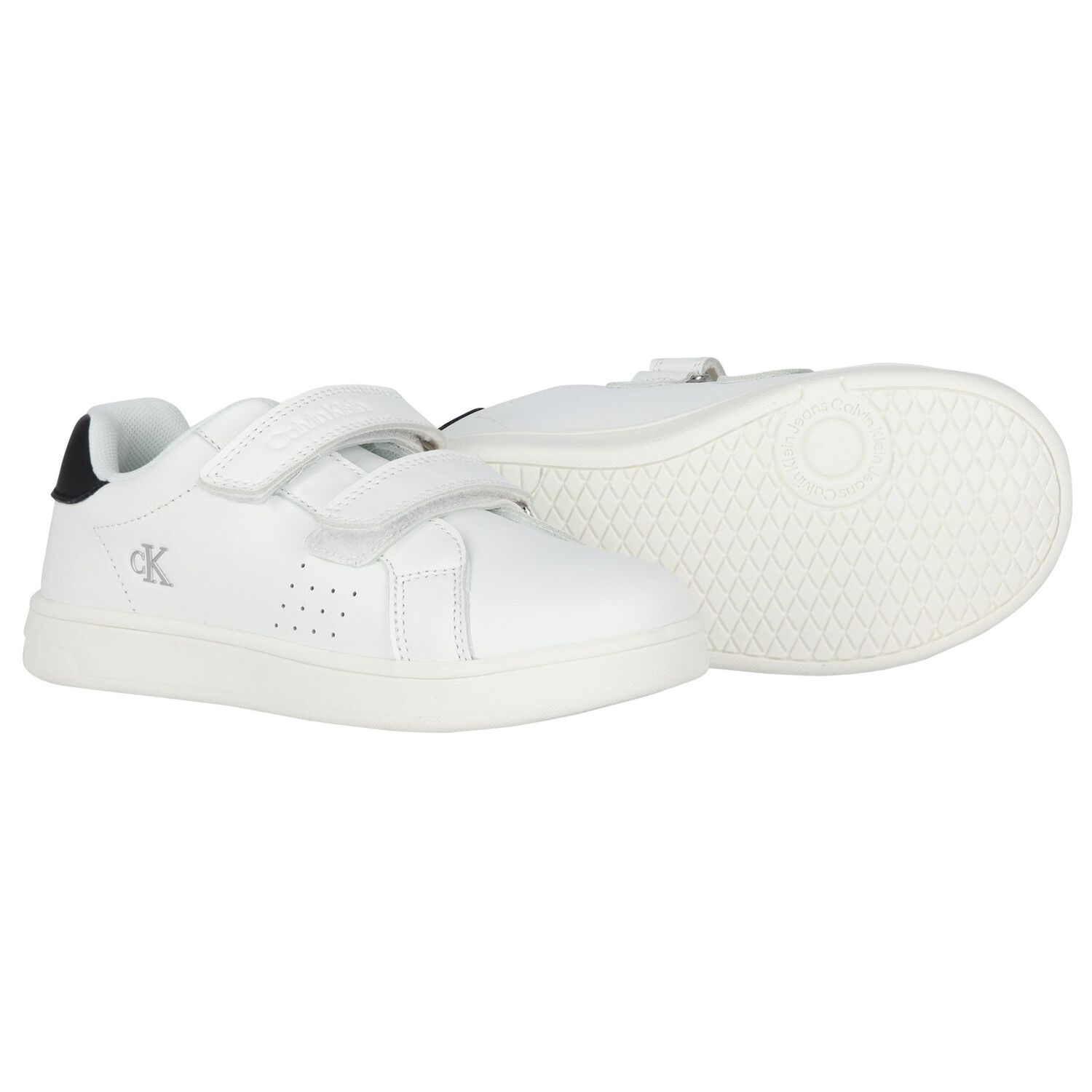 White Logo Trainers, 1, hi-res