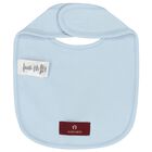 Baby Boys Blue Logo Bib, 1, hi-res