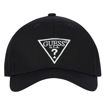 Boys Black Logo Cap