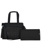 Mini Me Black Logo Baby Changing Bag ( 35cm ), 1, hi-res