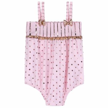 Baby Girls Pink Romper