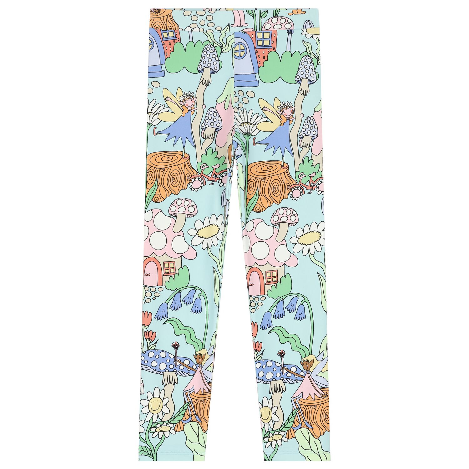 Girls Aqua Fairy Leggings, 1, hi-res image number null