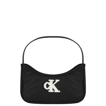Girls Black Logo Handbag