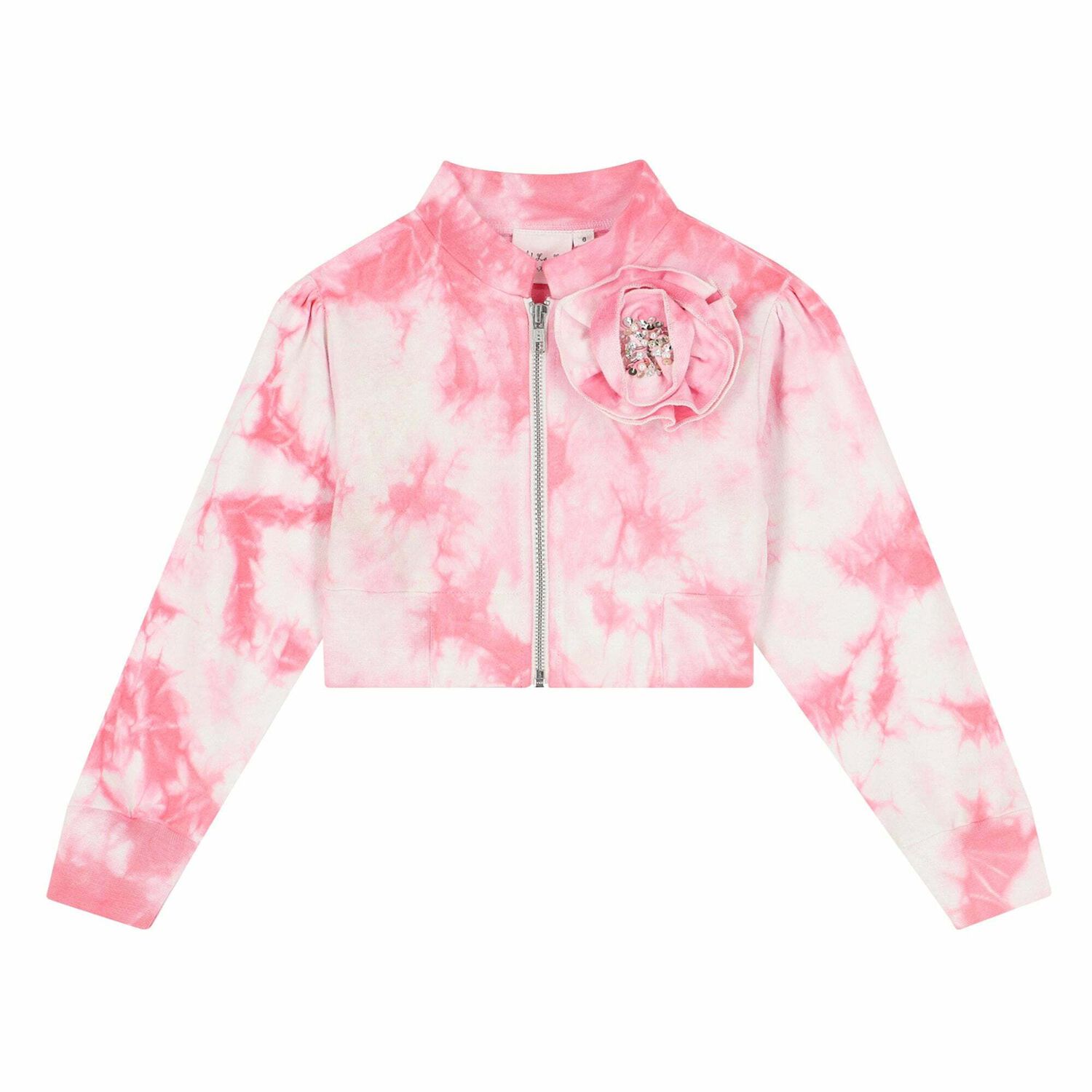 Girls Pink Tie Dye Skirt Set, 1, hi-res image number null