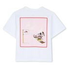 Girls White Minnie Mouse Disney T-Shirt, 1, hi-res