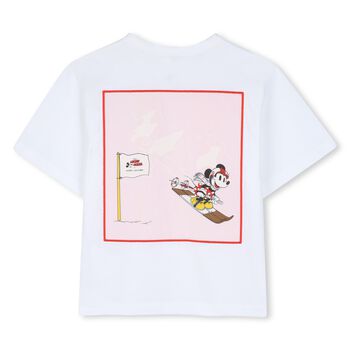 Girls White Minnie Mouse Disney T-Shirt