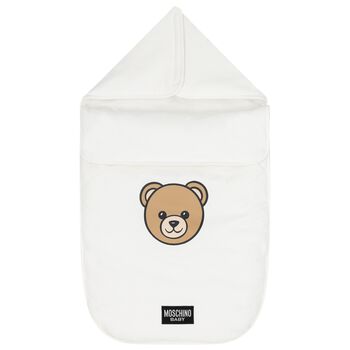 Ivory Teddy Bear Logo Baby Nest