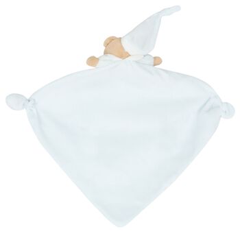 Baby Boys Blue Teddy Bear Doudou Comforter