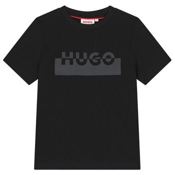 Boys Black Logo T-Shirt
