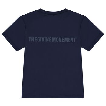 Navy Blue Logo Softskin T-Shirt