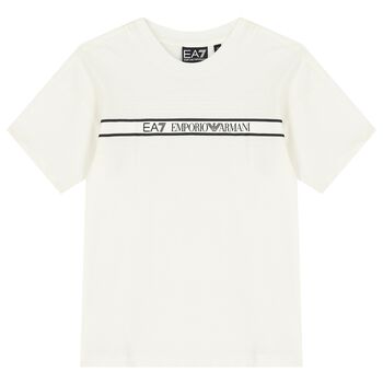 Boys Ivory Logo T-Shirt