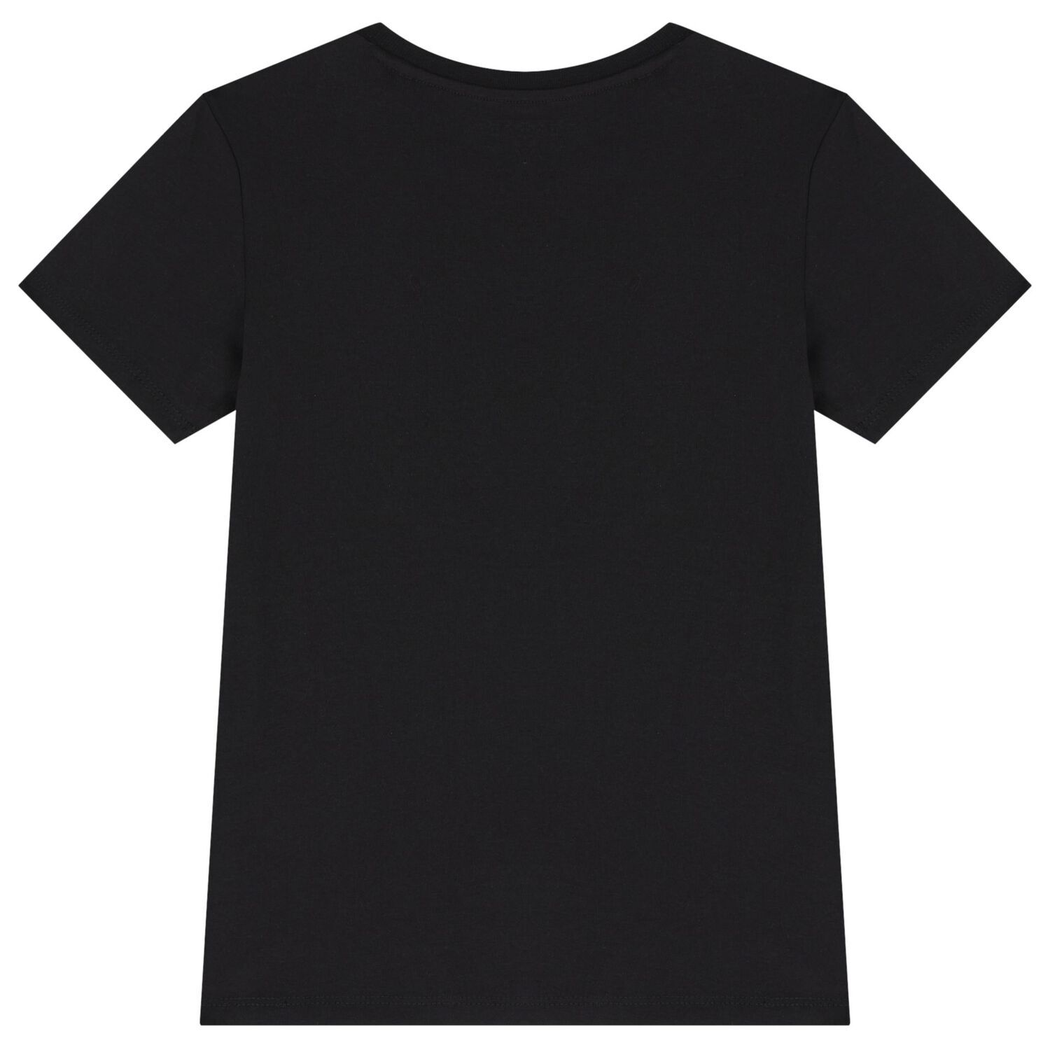Boys Black Logo T-Shirt, 4, hi-res