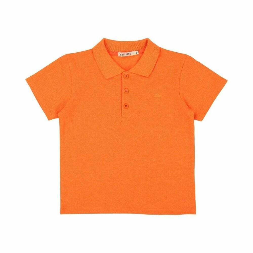 Billybandit Boys Orange Polo Shirt Junior Couture