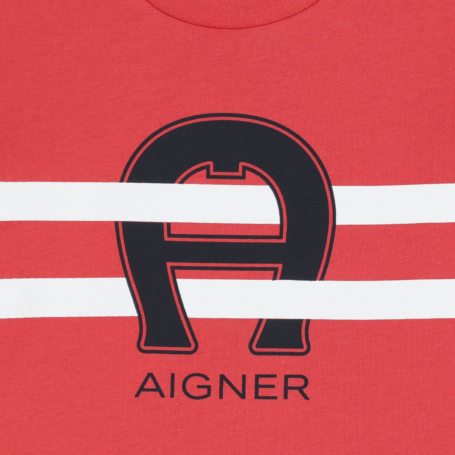 Younger Boys Red Logo T-Shirt, 3, hi-res