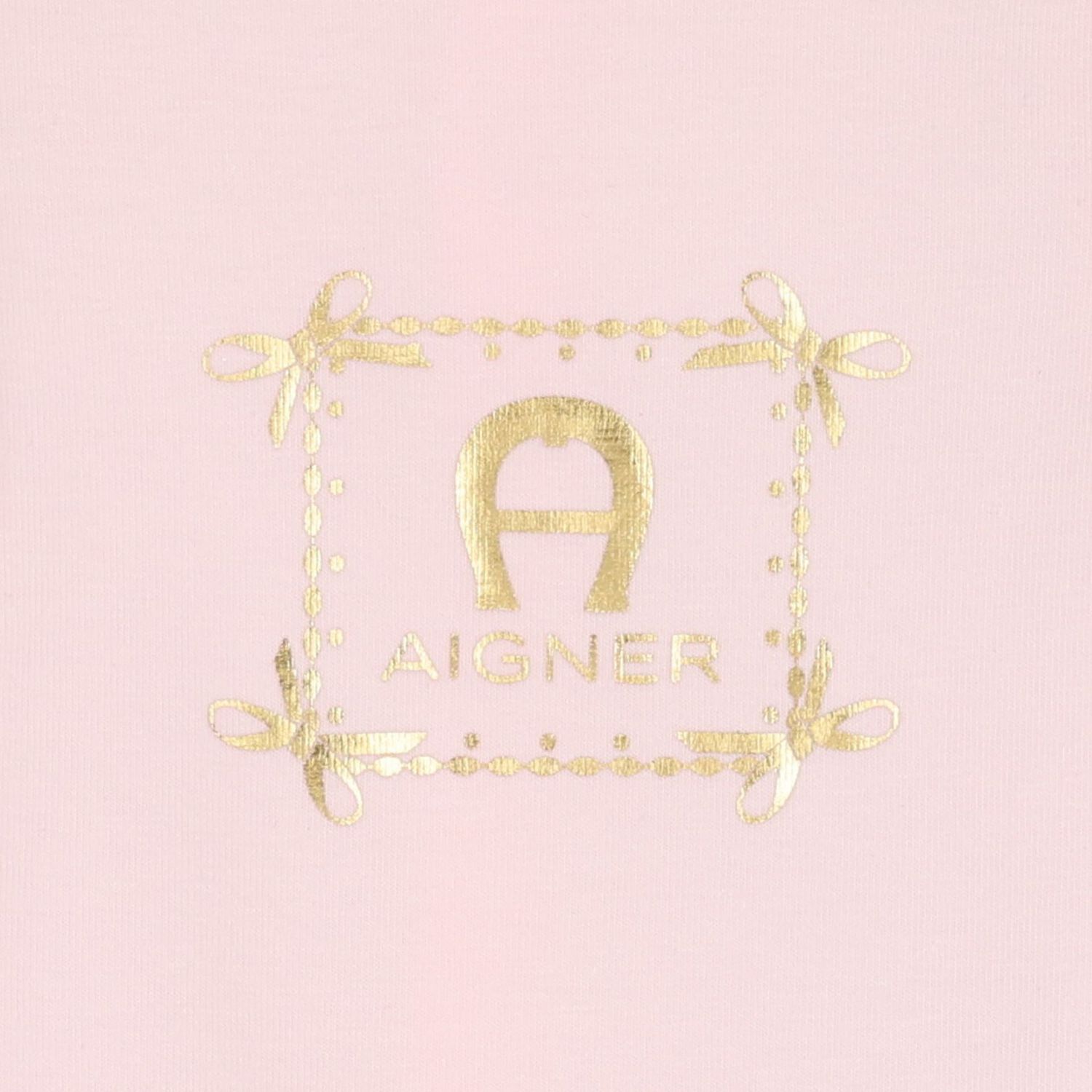 Baby Girls Pink Logo Babygrow, 2, hi-res